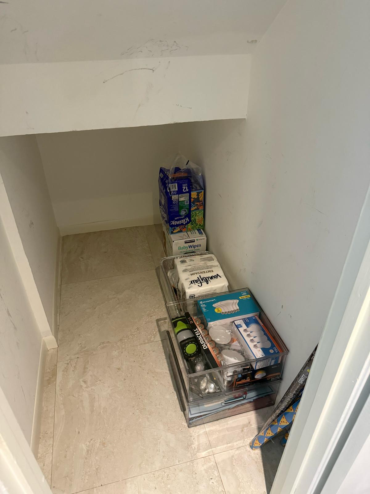 After organizing: Storage, simplified